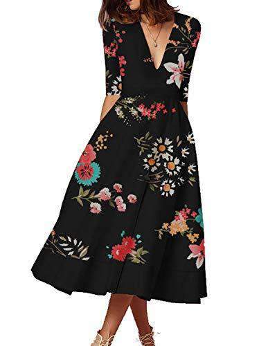 Women Floral Print Formal Evening Dress – chastett